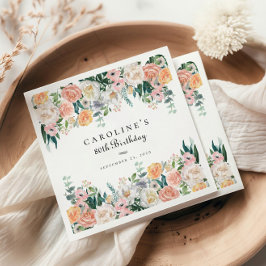 Guardanapo De Papel 80 verde vegetativa do jardim elegante