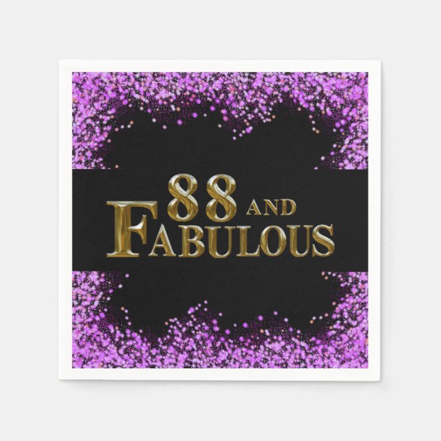 Guardanapo De Papel 88º Aniversário  (Frente)