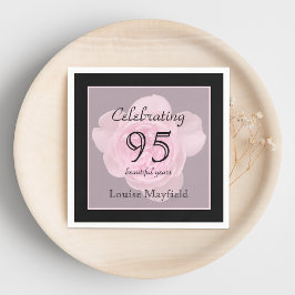 Guardanapo De Papel 95.ª Festa de aniversário de papel para guardanese