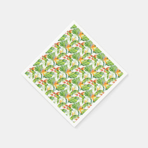 Guardanapo De Papel A aguarela Monstera tropical sae Monogrammed