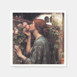 Guardanapo De Papel A Alma da Rosa (por John William Waterhouse)