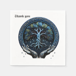 Guardanapo De Papel A Árvore Celta Mística da Vida