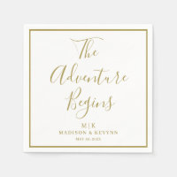 A Aventura Começa A Ser Mínima | Wedding Napkins