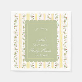 Guardanapo De Papel A berry sweet baby is on the way 