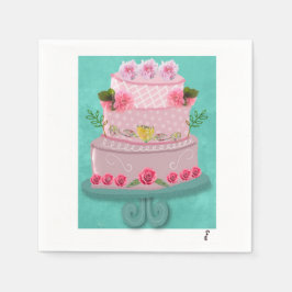 Guardanapo De Papel A Celebração Rósea