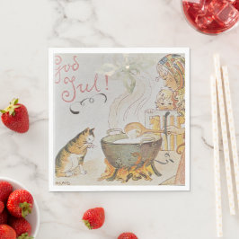 Guardanapo De Papel A charming Scandinavian winter scene Tack Kort
