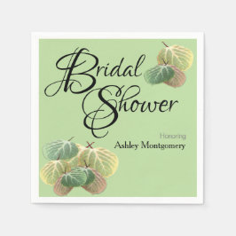 Guardanapo De Papel A Cobra Rústica Do Chá de panela Cai A Aspen Deixa