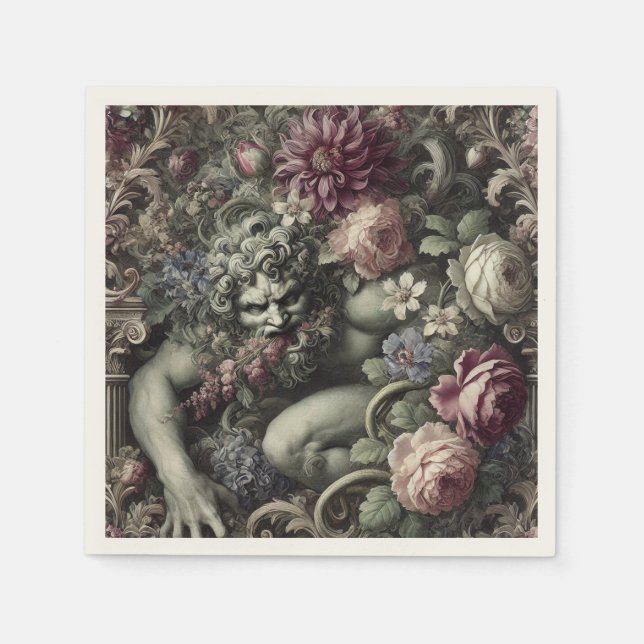 Guardanapo De Papel 🎭 A Colossal Comedy – Gothic Victorian (Frente)