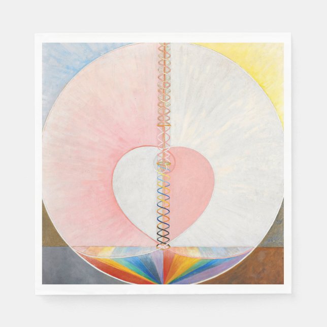 Guardanapo De Papel A Dove de Hilma af Klint (Frente)