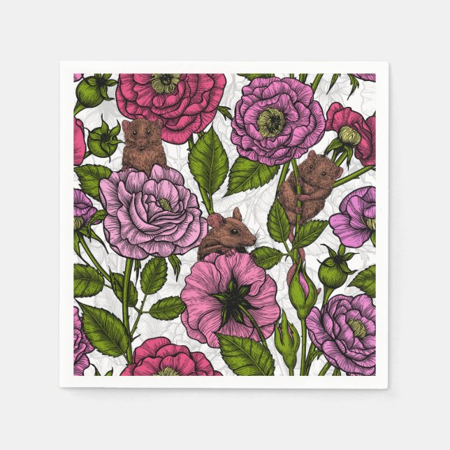 Guardanapo De Papel A festa dos ratos (Frente)