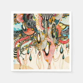 Guardanapo De Papel A linguagem da luz - Arte rabiscada