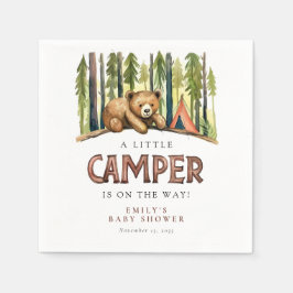Guardanapo De Papel A Little Camper Forest Baby Shower