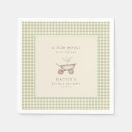 Guardanapo De Papel A Little Sprout is on the Way Baby Shower