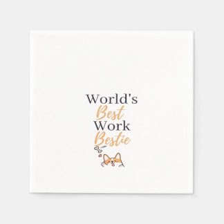 Guardanapo De Papel A Melhor Colega De Trabalho Do Mundo