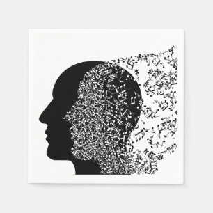 Guardanapo De Papel A Mente da Música