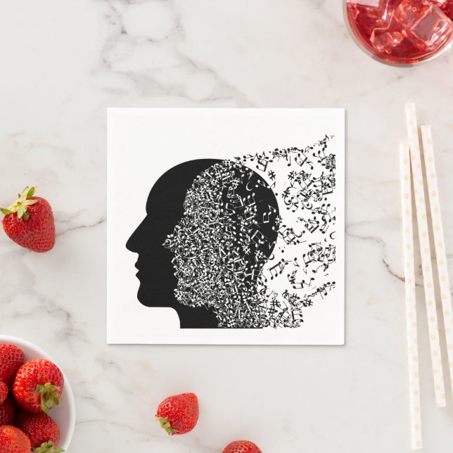 Guardanapo De Papel A mente da música (Insitu)