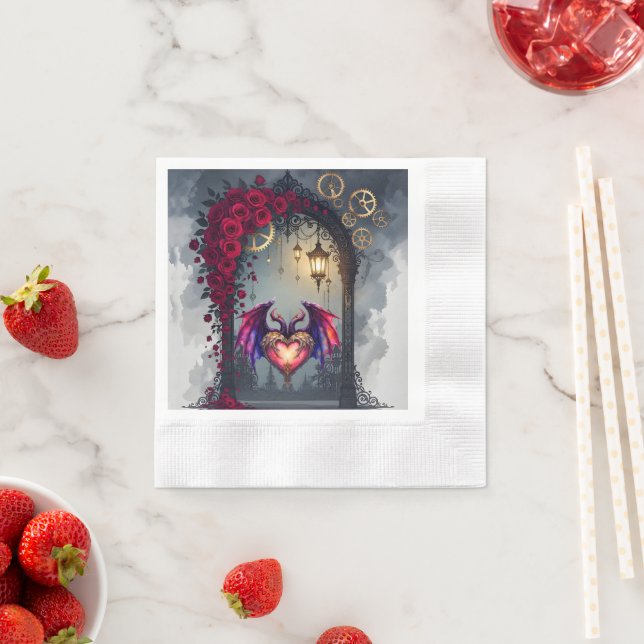 Guardanapo De Papel A Moonlit Invitation –Love Turns the Gears of Time (Insitu)