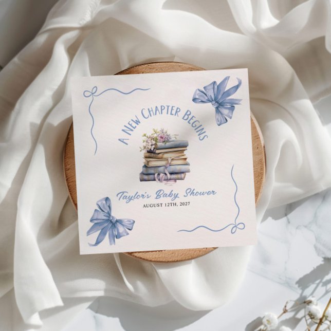 Guardanapo De Papel A New Chapter Begins Baby Shower  (Criador carregado)