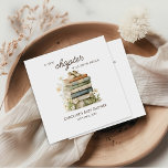 Guardanapo De Papel A New Chapter Books Baby Shower Napkin<br><div class="desc">A New Chapter Books Baby Shower Napkin</div>