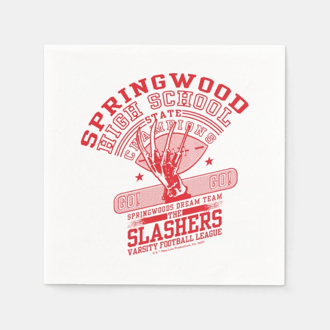 Guardanapo De Papel A Nightmare on Elm Street | Springwood High (Frente)