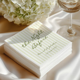 Guardanapo De Papel A Noite Antes do Casamento Verde