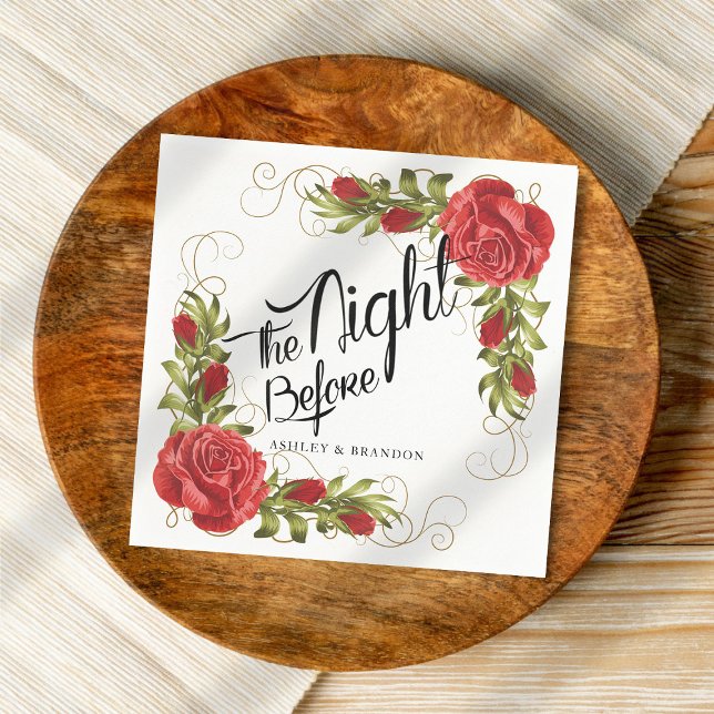 Guardanapo De Papel A Noite Antes Do Janto De Ensaio (Criador carregado)