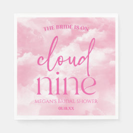 Guardanapo De Papel A Noiva Está no Sétimo Céu Rosa Chás de Bebê da No