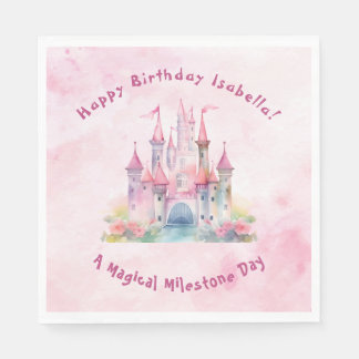 Guardanapo De Papel A nossa Princesa Li está virando um aniversário