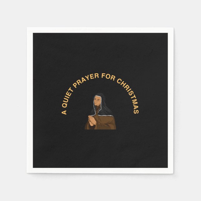 GUARDANAPO DE PAPEL A QUIET PRAYER FOR CHRISTMAS (Frente)