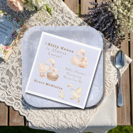 Guardanapo De Papel A Silly Goose Blue