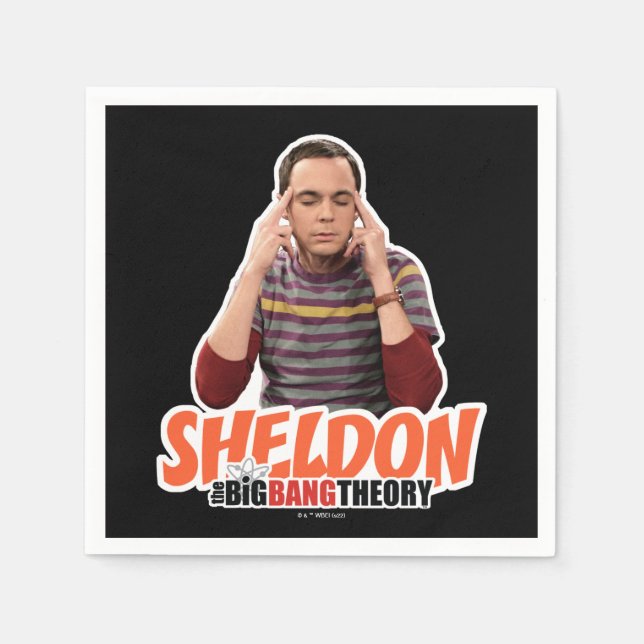 Guardanapo De Papel A Teoria do Big Bang | Sheldon (Frente)