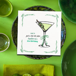 Guardanapo De Papel A Tini Bit Older 21st Birthday Party