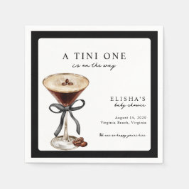 Guardanapo De Papel A Tini One Is on the Way Baby Shower 