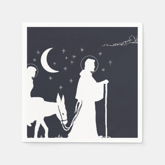 Guardanapo De Papel A Viagem Para Belém (Frente)