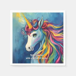 Guardanapo De Papel A vida é melhor com uma mistura de magia.