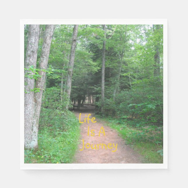 Guardanapo De Papel A Vida É Uma Viagem 2 (Frente)