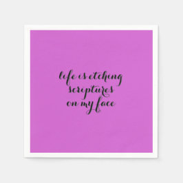 Guardanapo De Papel A vida está chegando 2