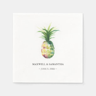 Guardanapo De Papel Abacaxi tropical de Napkins personalizado
