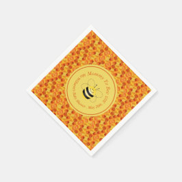 Guardanapo De Papel Abelha Bonita, Chá de fraldas