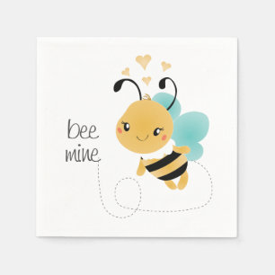 Guardanapo De Papel Abelha Mina Bumblebee Amarelo