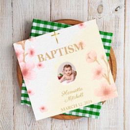 Guardanapo De Papel "Abençoado e Batizado: Um Dia para Lembrar"