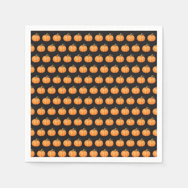 Guardanapo De Papel Abóbora de Halloween Fofa (Frente)