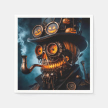 Abóbora de Halloween Steampunk Gótico