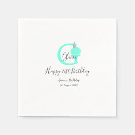 Guardanapo De Papel Abóbora verde outono 211 cinza pastel