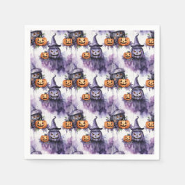 Guardanapo De Papel Abóboras assustadoras