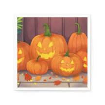 Abóboras de Jack-O-Lantern Festa de Halloween
