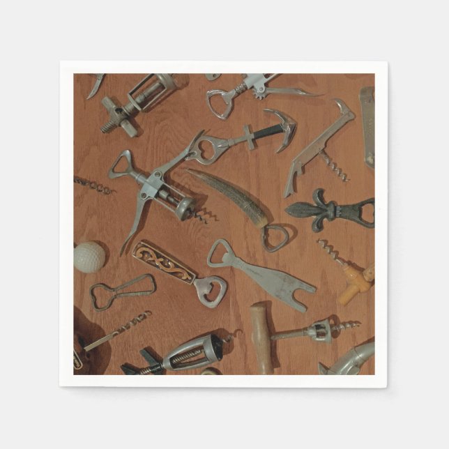 Guardanapo De Papel Abre-Garrafas Nápoles-Padrão (Frente)