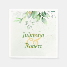 Guardanapo De Papel Abrigos de água verde