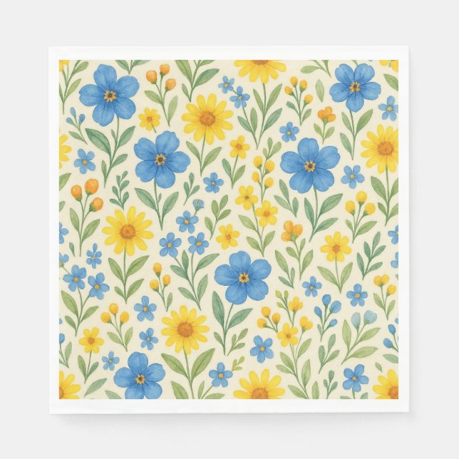 Guardanapo De Papel Abrigos de flores! (Frente)