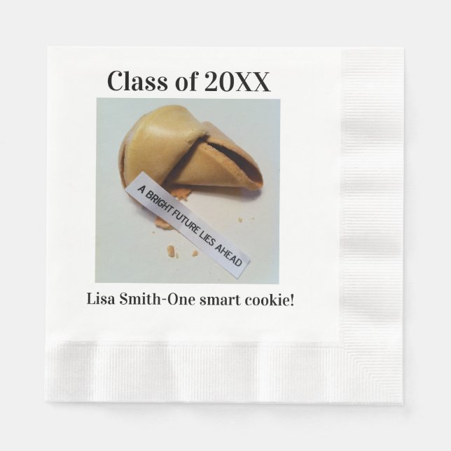 Guardanapo De Papel Abrigos de graduação (Frente)